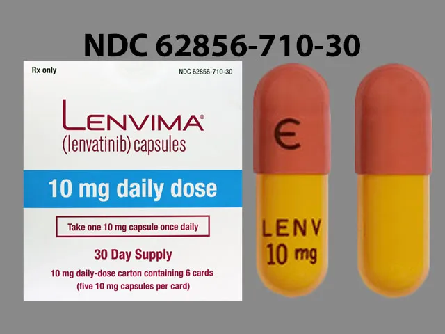 Lenvima (Lenvatinib) E LENV 10 MG Pill Image