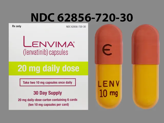 Lenvima (Lenvatinib) E LENV 10 MG Pill Image