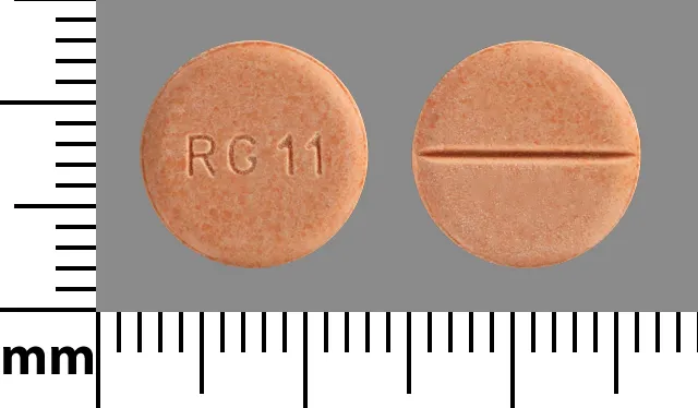 Allopurinol (Lopurin, Zyloprim) RG 11 Pill Image