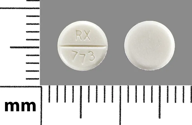 Lorazepam (Ativan, Loreev XR) RX 773 Pill Image