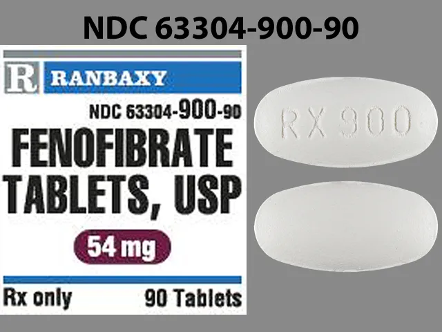Fenofibrate RX900 Pill Image