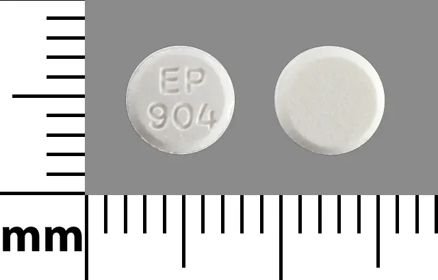 Lorazepam (Ativan, Loreev XR) EP 904 Pill Image