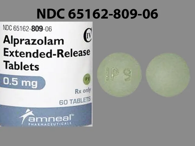 Alprazolam (Xanax) IP 9 Pill Image