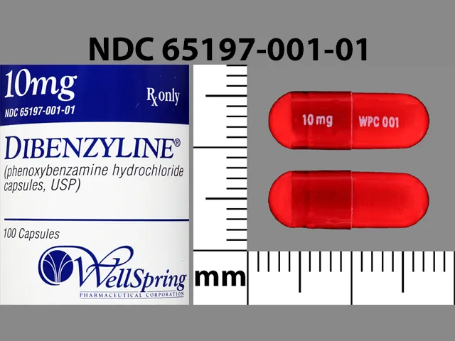 Phenoxybenzamine (Dibenzyline) 10 MG WPC 001 Pill Image
