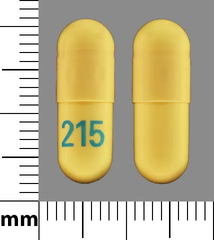 Gabapentin (Gralise, Neurontin) 215 Pill Image