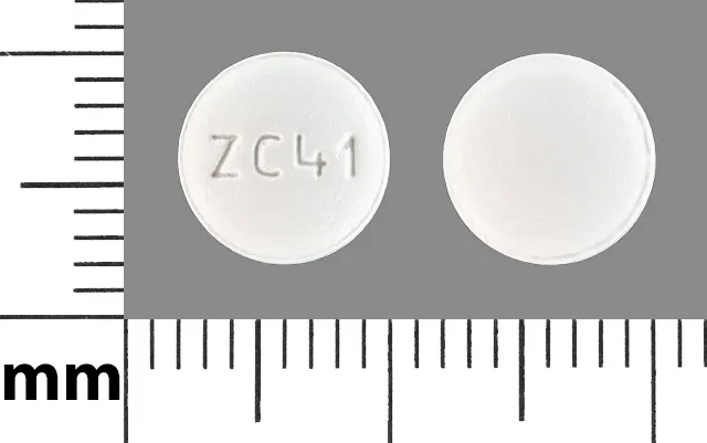 Carvedilol (Coreg, Coreg CR) ZC41 Pill Image