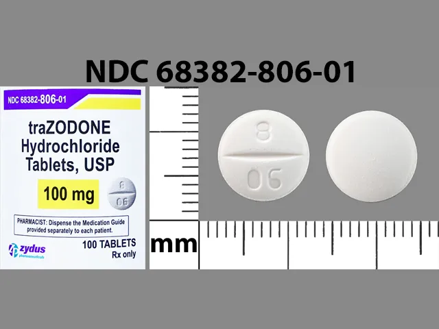 Trazodone 8 06 Pill Image