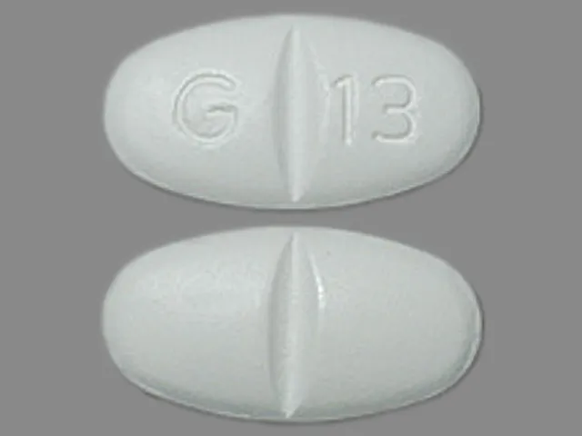 Gabapentin (Gralise, Neurontin) G 13 Pill Image