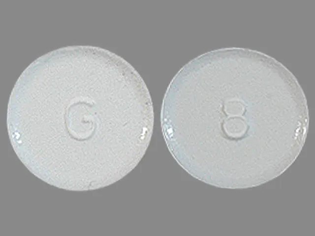 Ondansetron (Zofran, Zofran ODT, Zuplenz) G 8 Pill Image