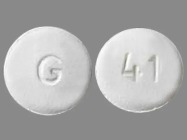 Carvedilol (Coreg, Coreg CR) G 41 Pill Image