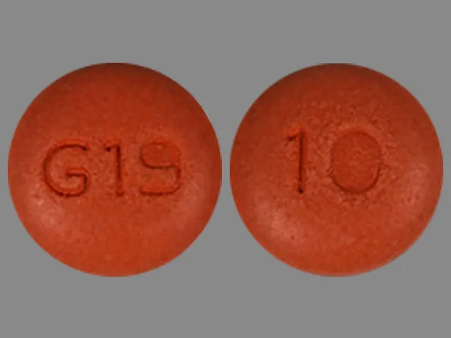 Felodipine (Plendil) G19 10 Pill Image