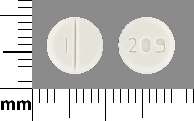 Allopurinol (Lopurin, Zyloprim) 1 209 Pill Image