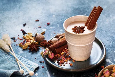 Depending on which spices are used and how it’s brewed, chai tea can provide a variety of noteworthy health benefits. It's often low in calories, making it a healthy substitute for sugary beverages such as hot cocoa or apple cider. (Photo credit: iStock/Getty Images)