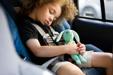Most car seats expire within 6-10 years of manufacturing. (Photo credit: DigitalVision / Getty Images)