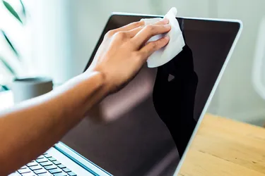When cleaning your computer screen, it's important to use the right tools, to avoid scratching and other damage. (Photo Credits: Moment RF/Getty Images) 