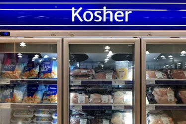 Many grocery stores today now have their own kosher food sections. (Photo credit: Rafael Ben Ari/Dreamstime)