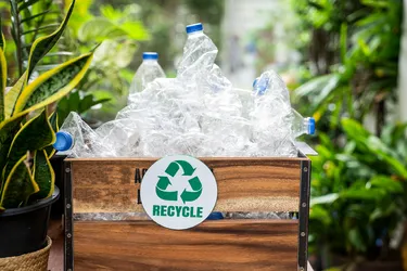 Not all plastic can be recycled. Make sure you know what plastic your recycling center takes before you throw that bottle in your bin. (Credits: Moment RF / Getty Images)