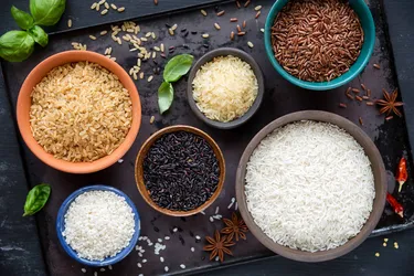 Rice comes in many different varieties, all of which are naturally gluten-free. (Photo Credit: iStock/Getty Images)