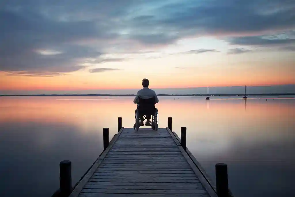 photo of man on dock