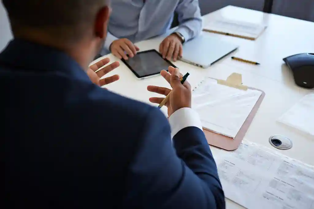 photo of business meeting