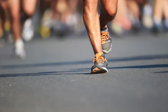 photo of runner in marathon