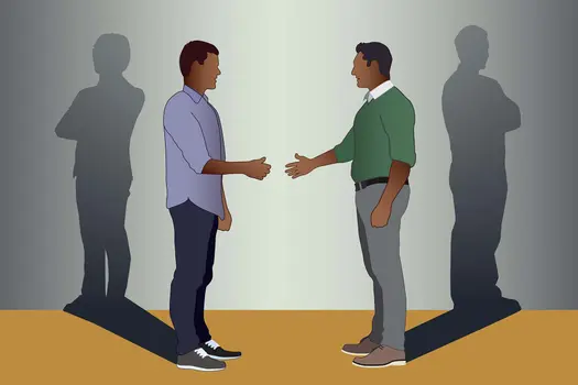 photo of sibling rivalry illustration