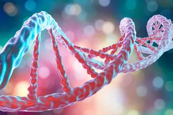 photo of dna helix concept