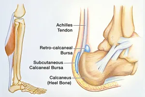 The Achilles tendon is the strongest tendon in the body, but is vulnerable to injury due to its limited blood supply and the high tensions placed on it. (Photo Credit: WebMD)