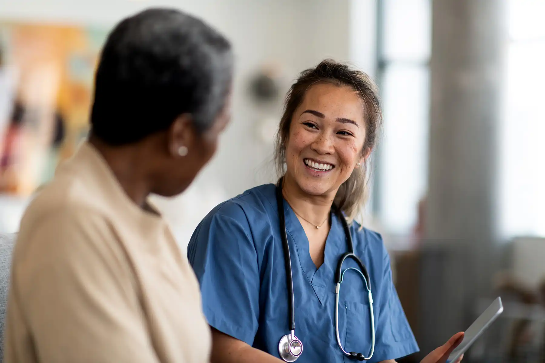 photo of doctor and patient