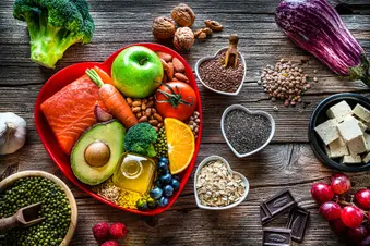 photo of heart healthy foods