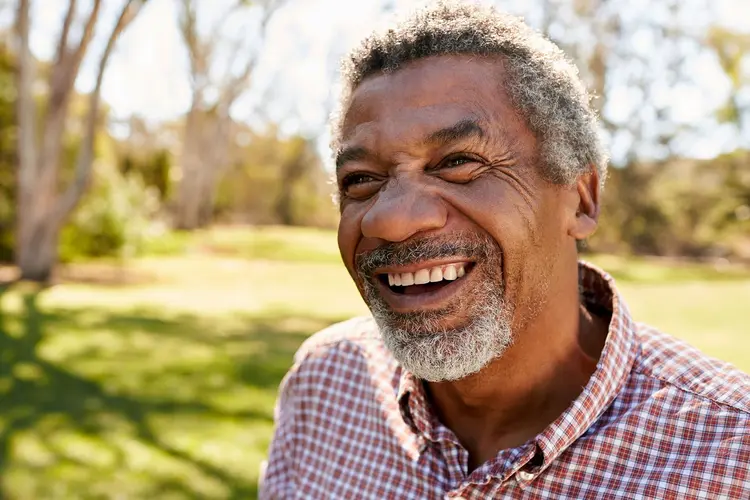 photo of mature man smiling