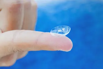 photo of contact lens