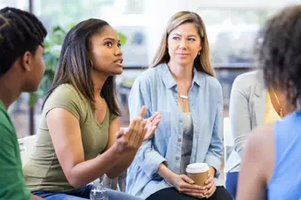 photo of women's support group
