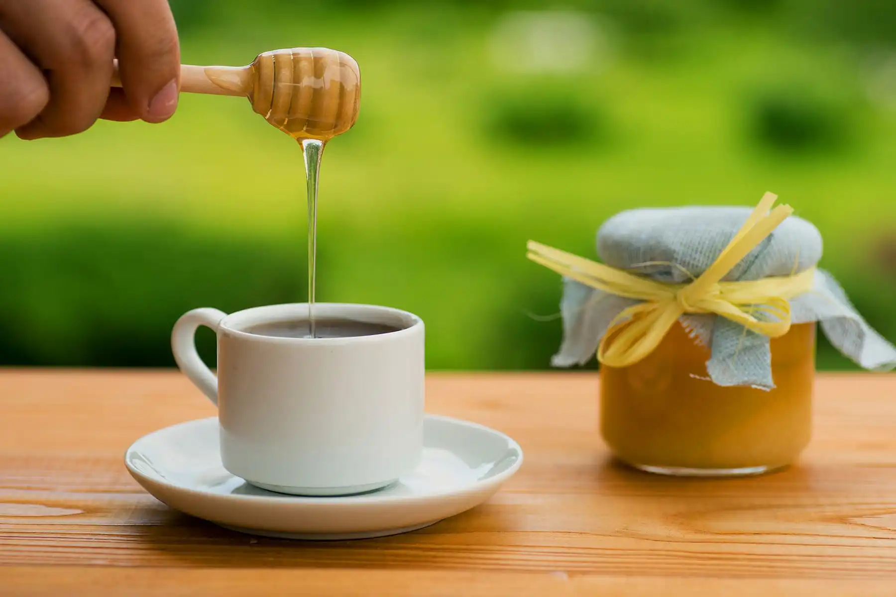 tea with honey