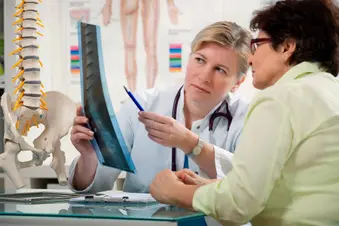 photo of doctor patient consultation