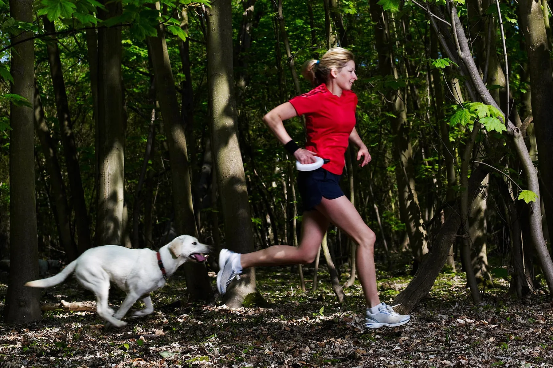 Девушка с собакой убегает. Девочка убегает от собаки. Прогулка с питомцем. Бег девушки. Девушка бежит с собакой.
