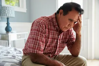 confused mature man