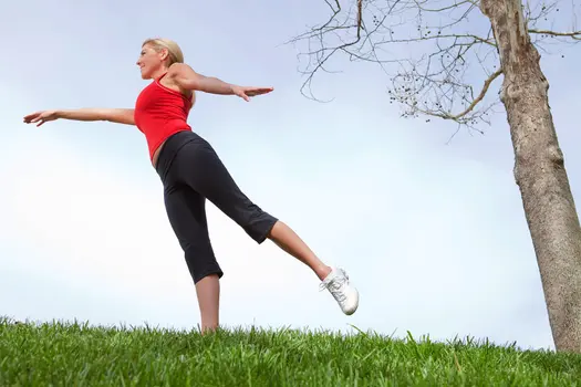 woman exercising