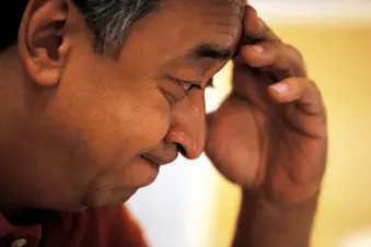 confused mature man