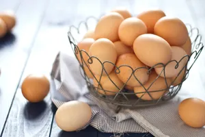 Eggs are a good source of biotin, a complex B vitamin that helps your body turn nutrients into energy and provides a variety of health benefits. (Photo Credit: Moment / Getty Images)