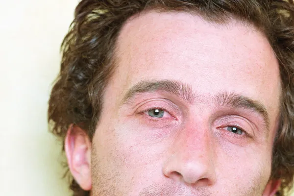 man high on marijuana