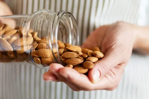 photo of Handful of almonds