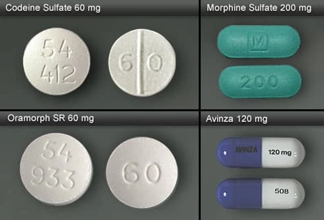 Codeine and Morphine