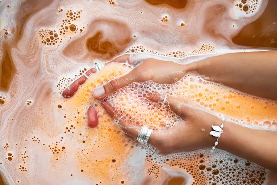 photo of bath oil