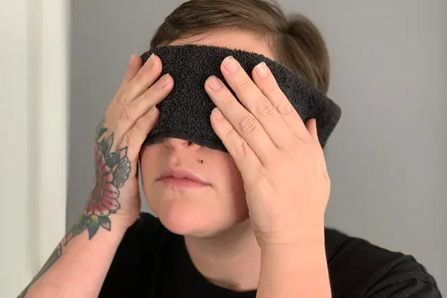 Apply a Warm Washcloth