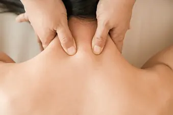 photo of woman getting massage
