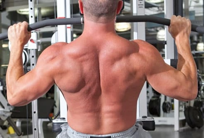 Tapered Torso: Wide-Grip Pulldown