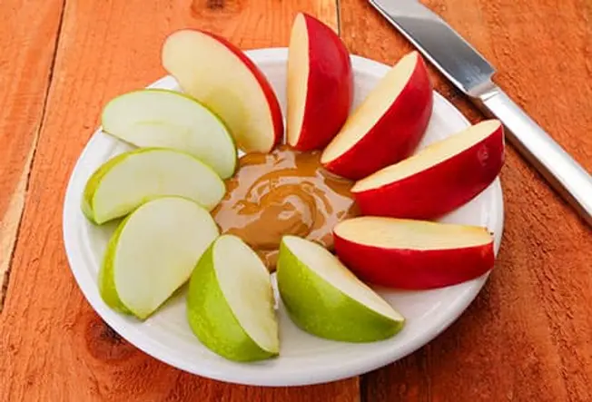 Apples, Peanut Butter, and Crackers