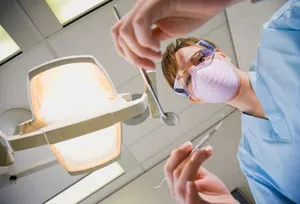 Patient View of Teeth Cleaning