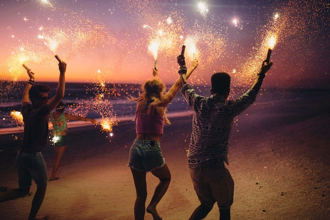 Fireworks Burns